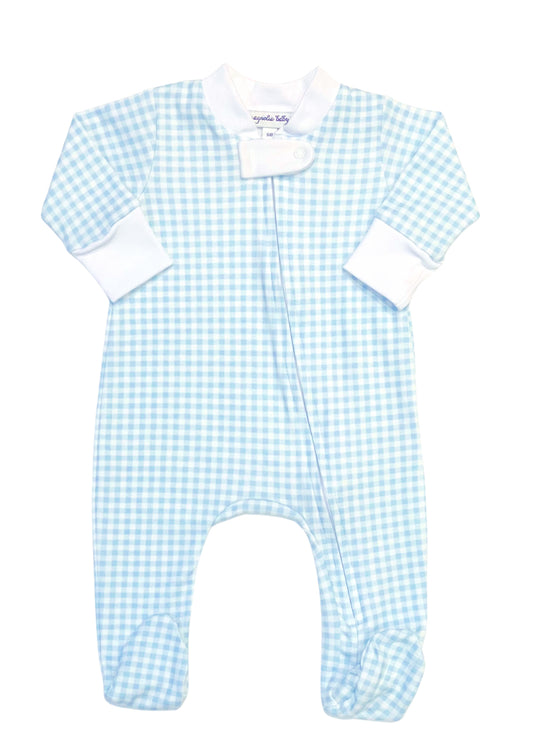 Emma and Aedan Zipper Footie