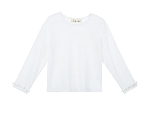 White Pearl Trip Top