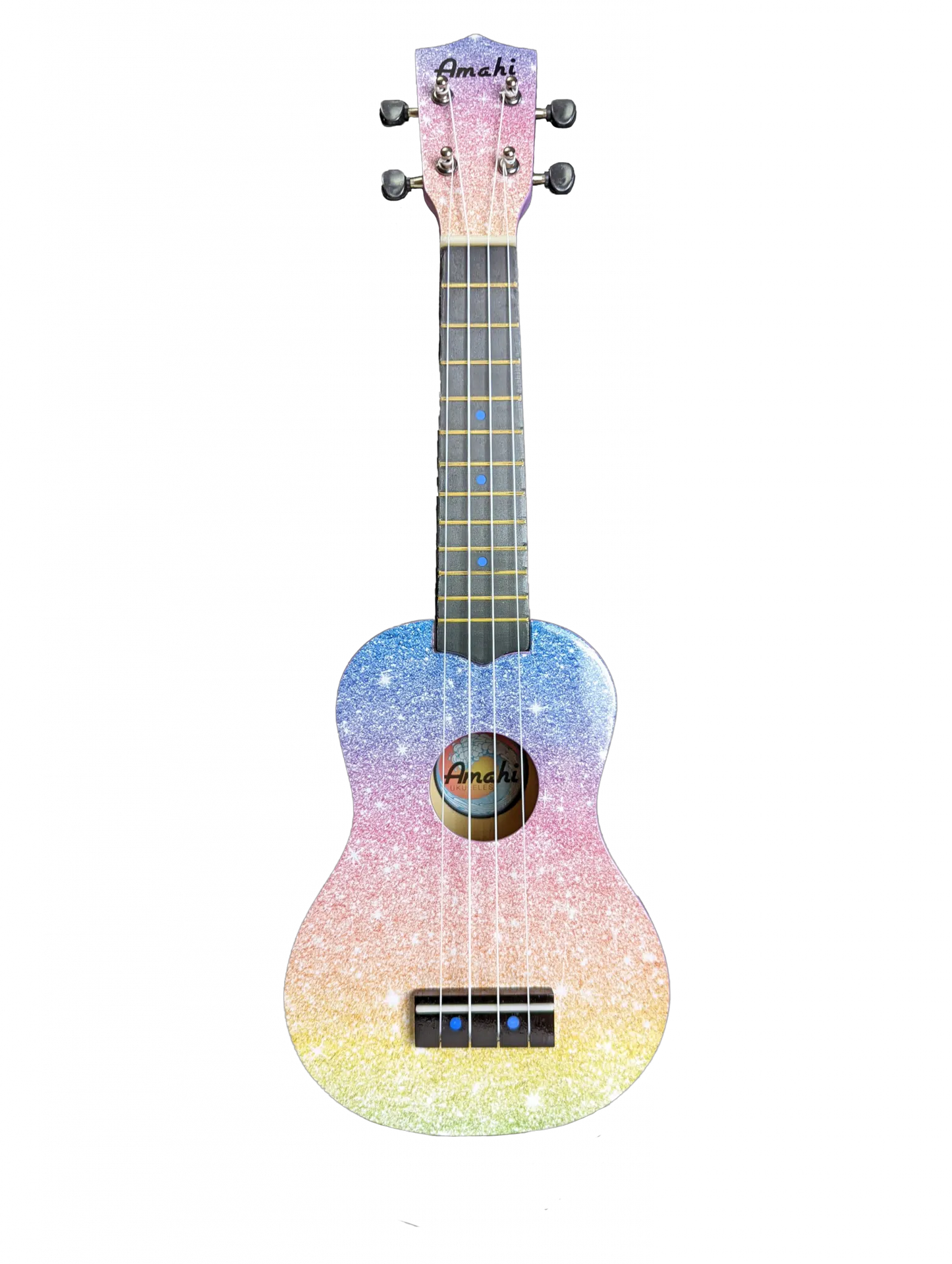 Rainbow Glitter Ukulele