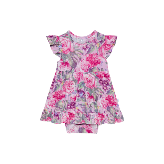 Ellery Ruffled Twirl Bodysuit Dress