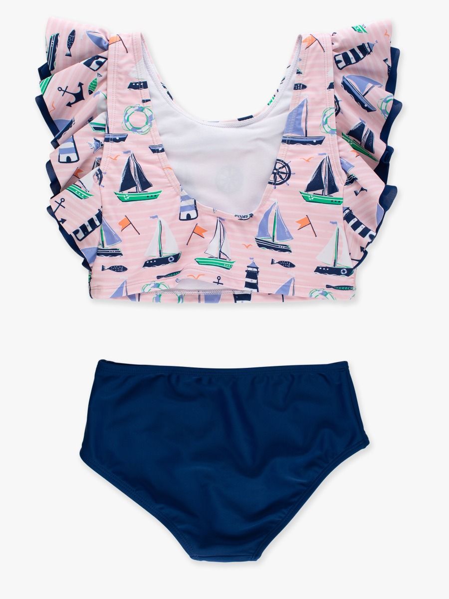 Pink Sweet Sails Butterfly Tankini 2-Piece Swimsuit