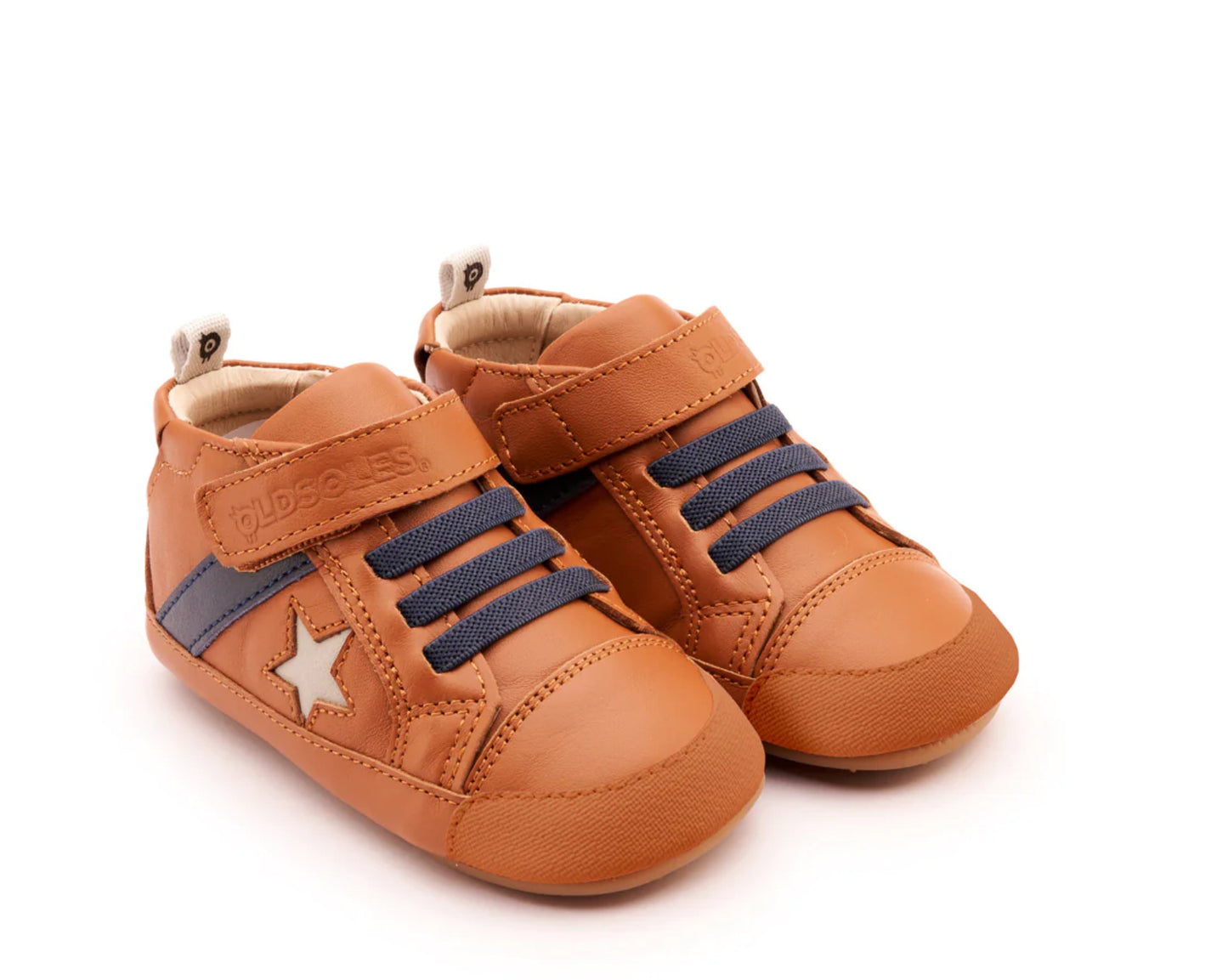 Tan/Navy Star Roller Shoes