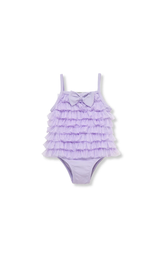 Purple Ruffle Mania Swim