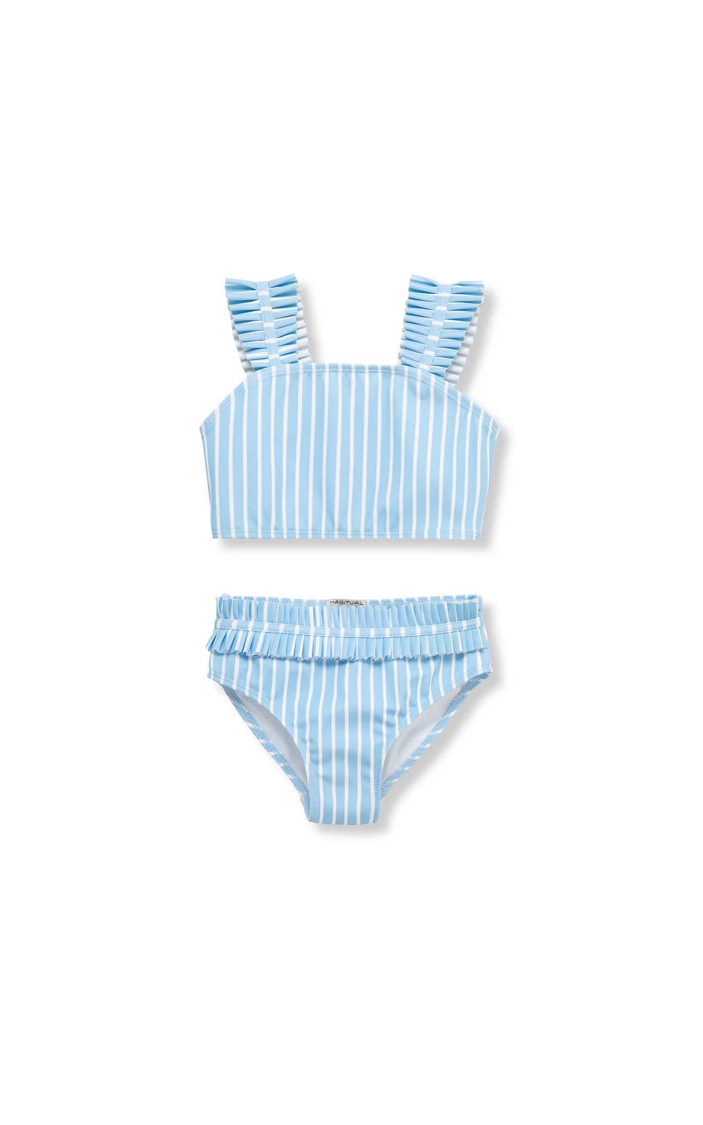 Blue & White Stripe Two Piece