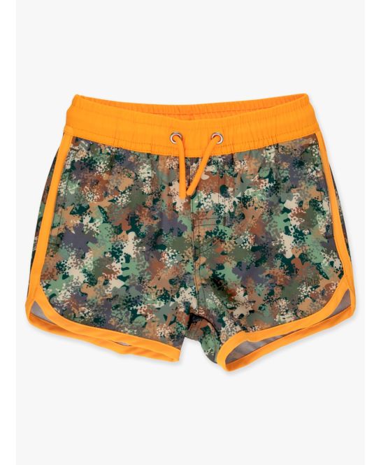 Classic Camo Performance Hybrid Dolphin Hem Swim Trunks