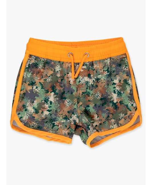 Classic Camo Performance Hybrid Dolphin Hem Swim Trunks