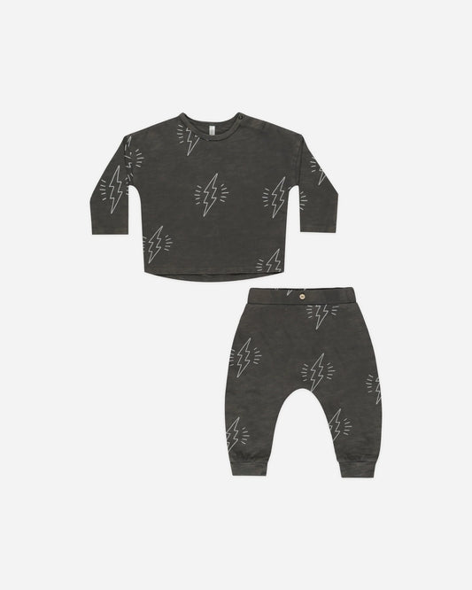 Long Sleeve Tee & Pant Bolt Set