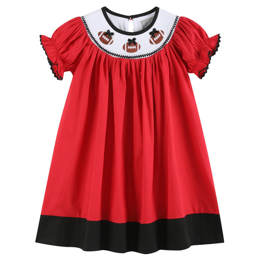 Football Smocked Dress