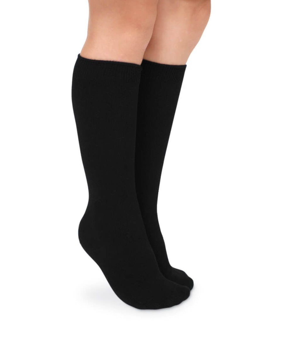 Black Knee High Socks (2 Pair)