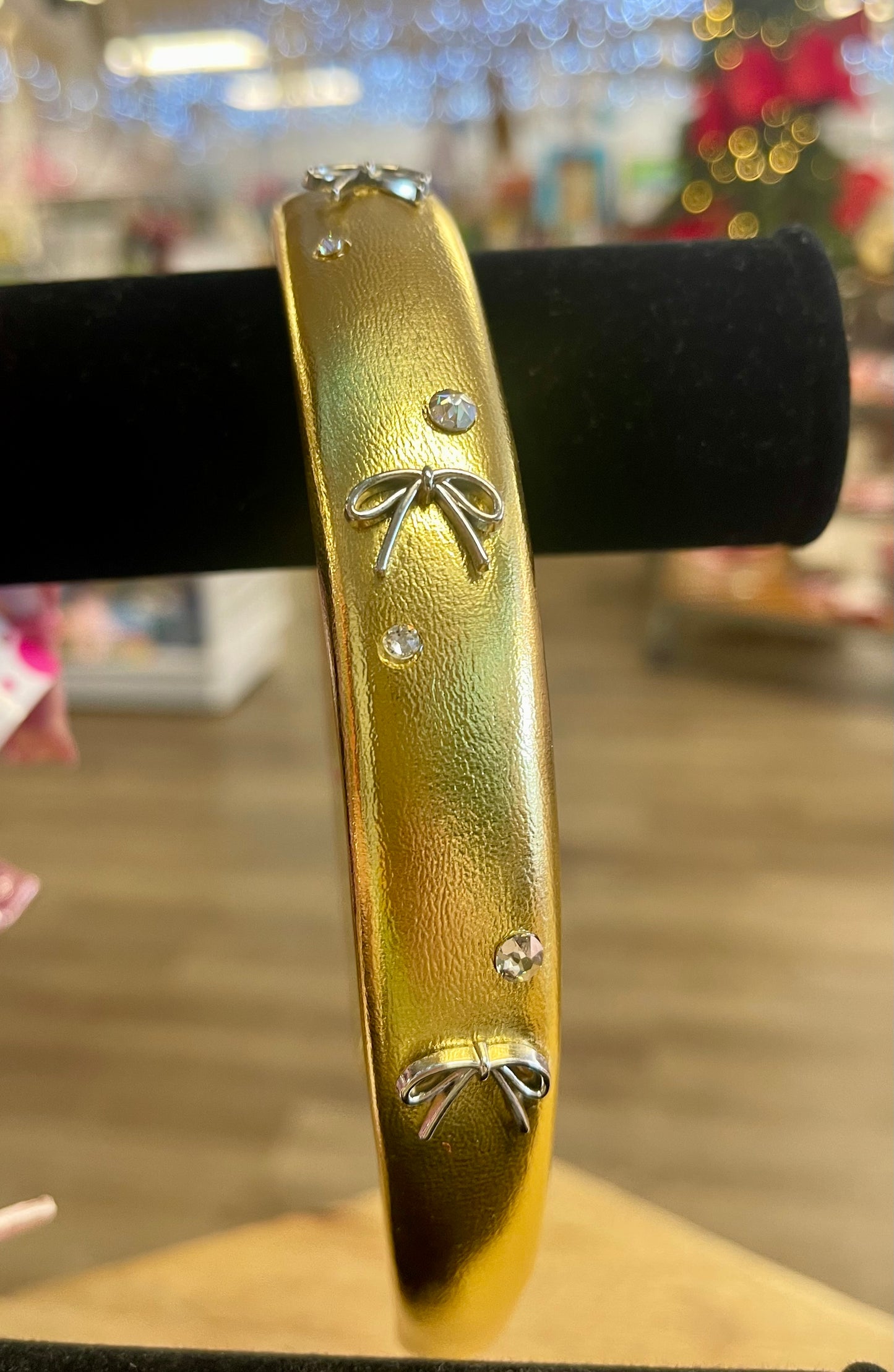 Metallic Headband W Small Bows