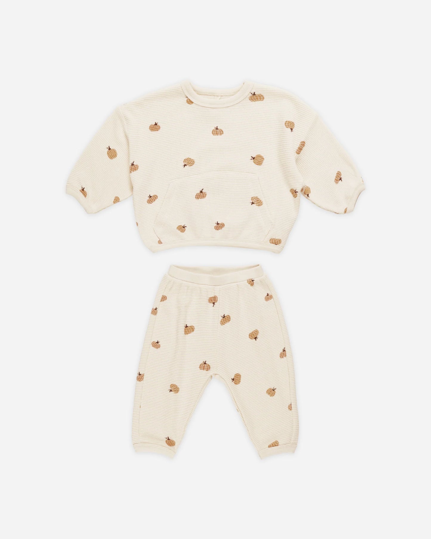Pumpkins Waffle Slouch Set