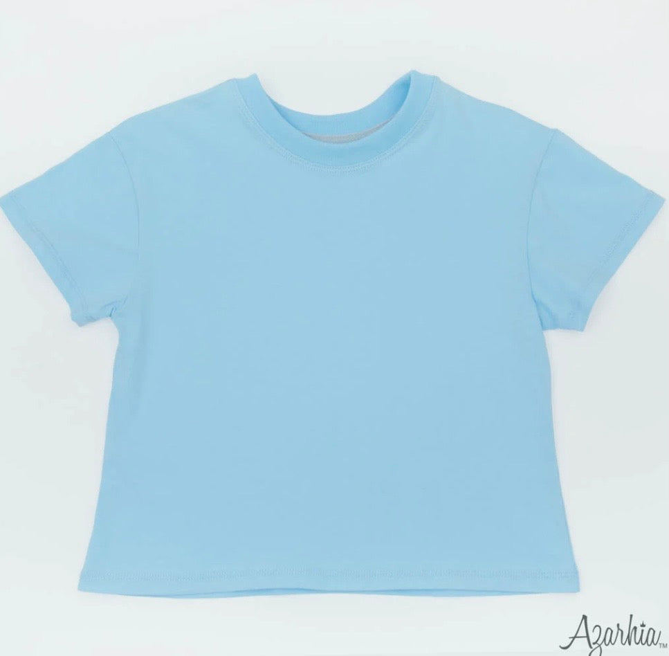 Light Blue Boxy Tee