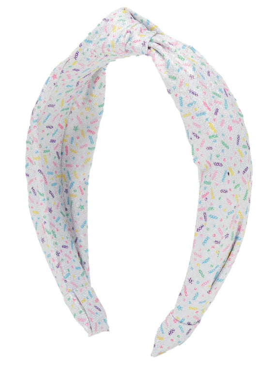 Shimmer Sprinkles Top Knot Headband