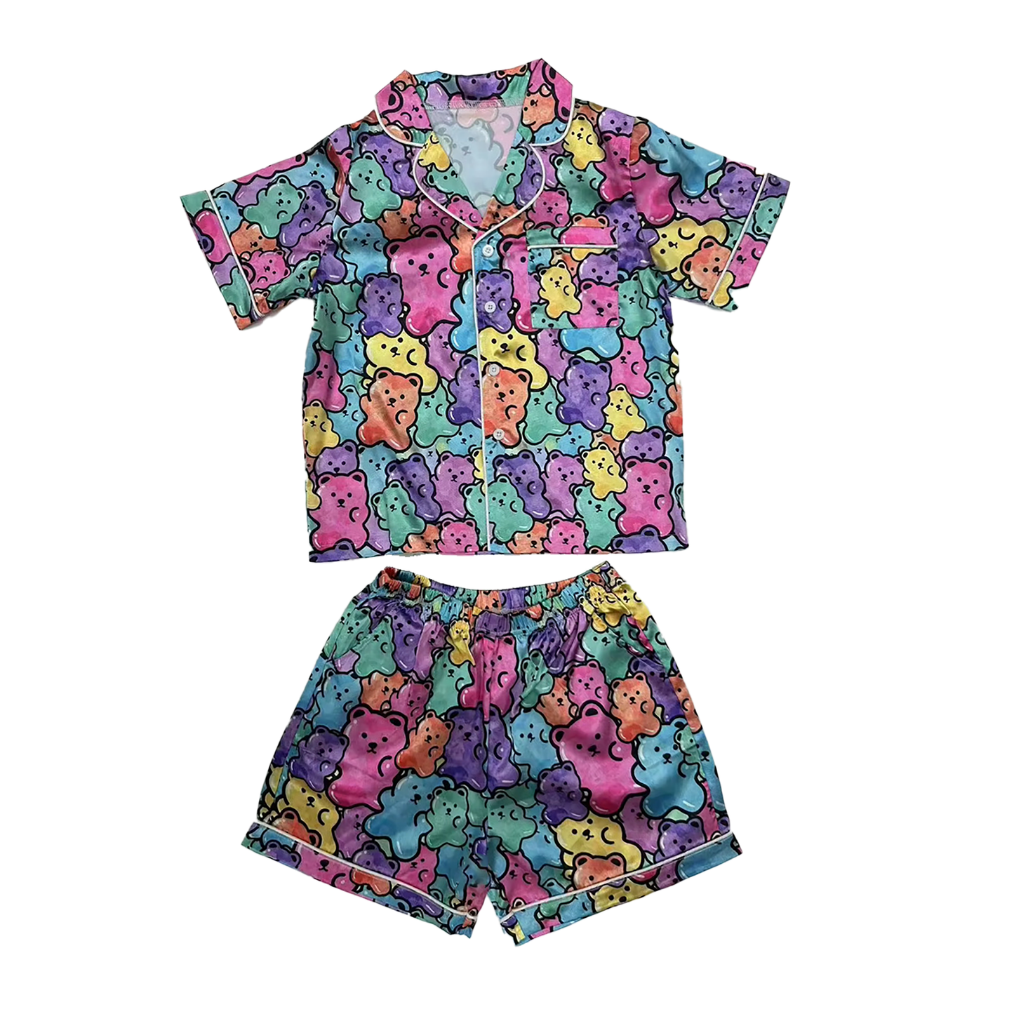 Neon Gummies Pajama Set