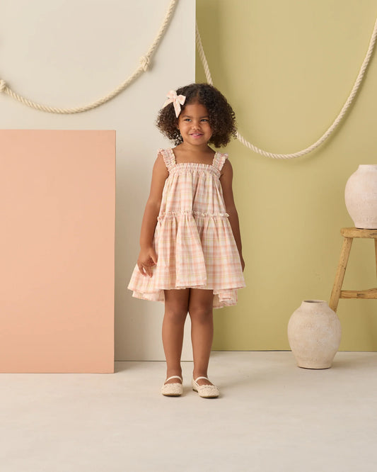 Cicily Dress Summer Plaid