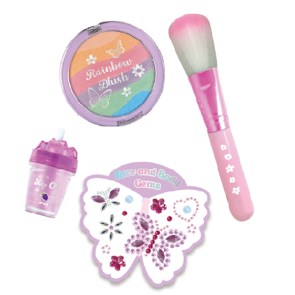 Tie Dye Butterfly Blush & Brush