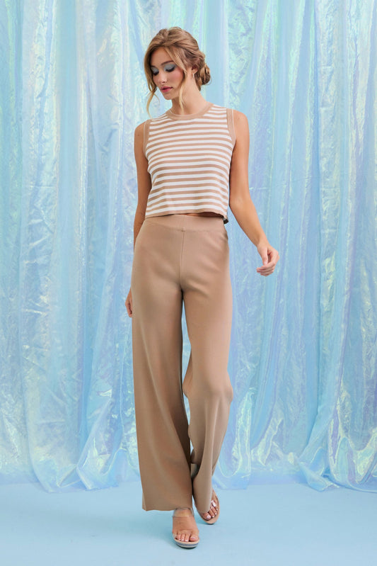 Yours Now Mocha Stripe Set