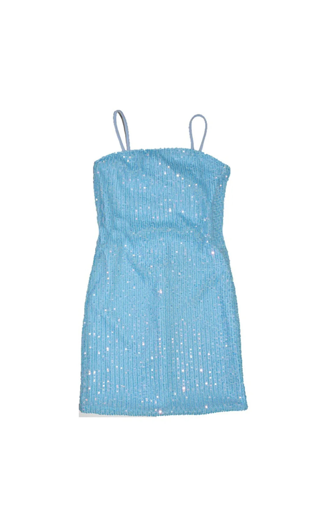 Blue Sequin Dress