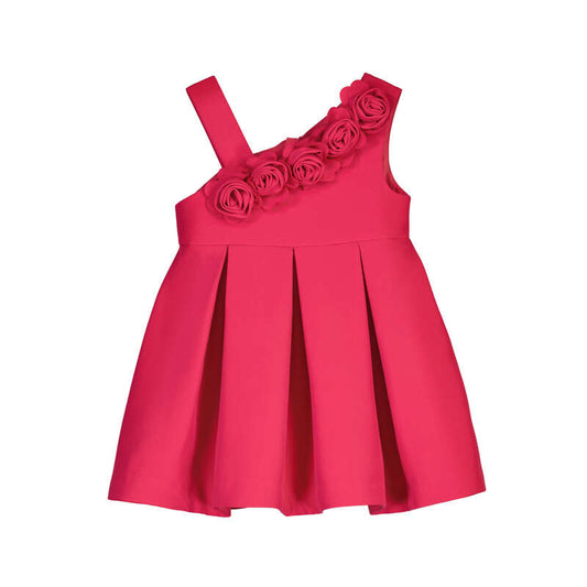 Fuchsia Crepe Dress