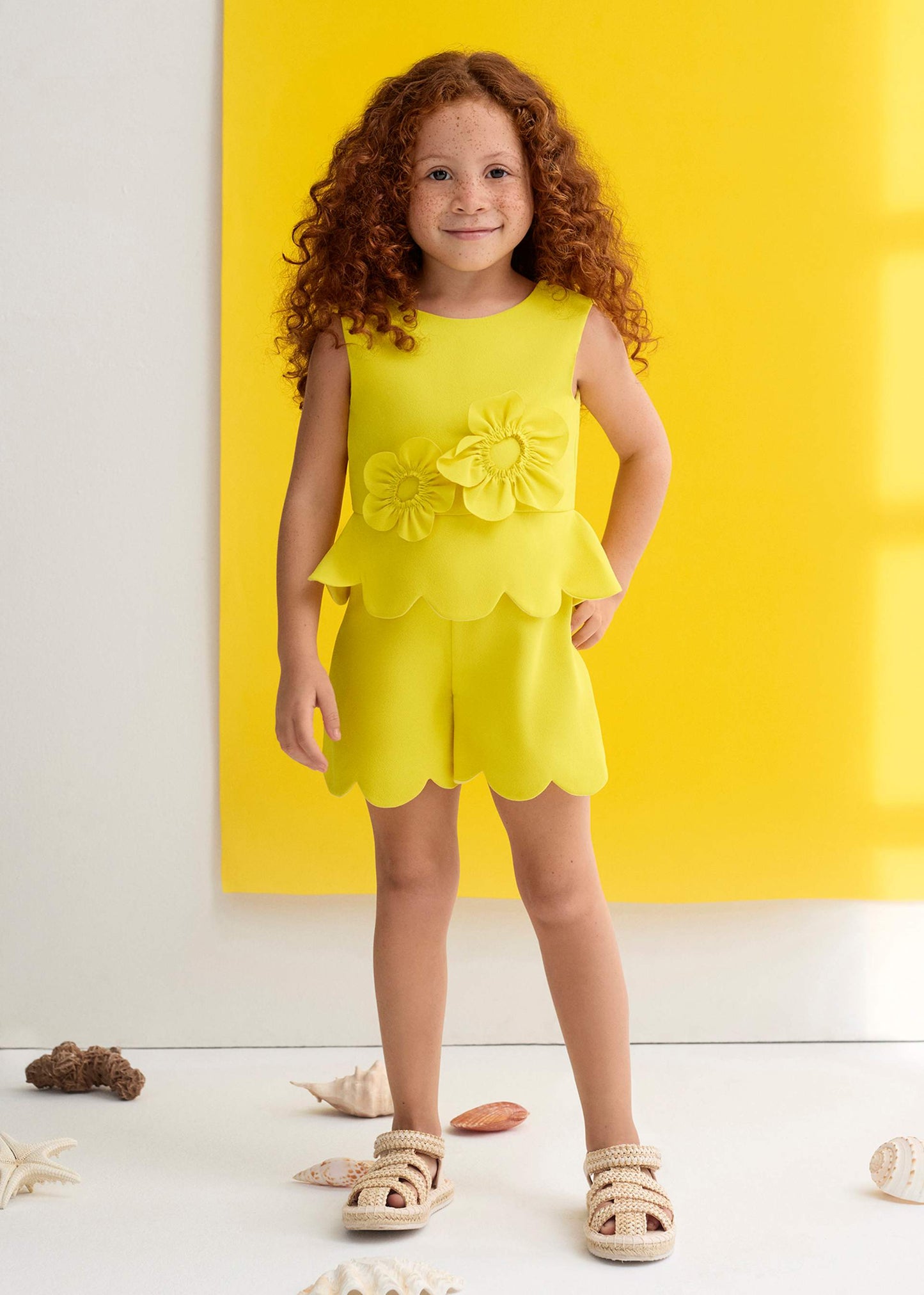 Limoncello 3D Flower Jumpsuit