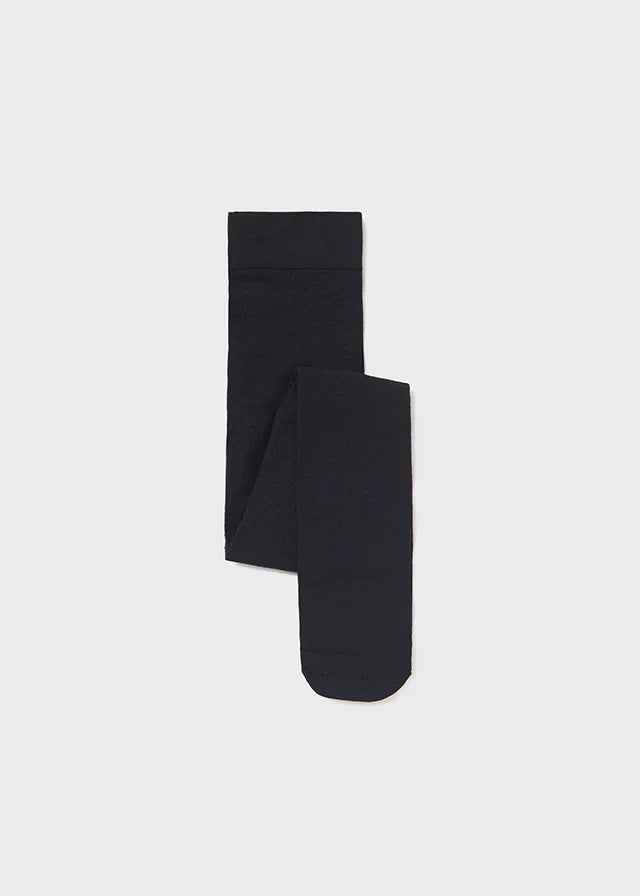 Black Jacquard Tights