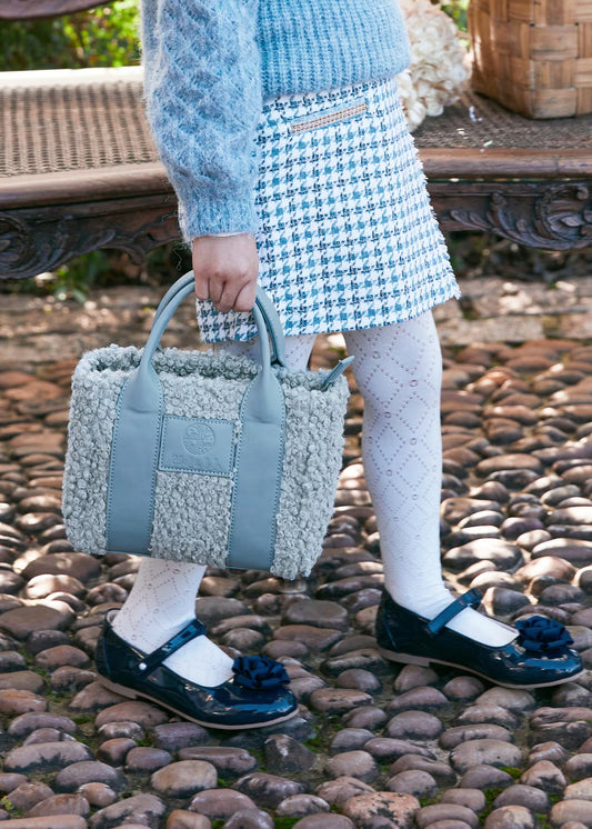 Faux Shearling Bag