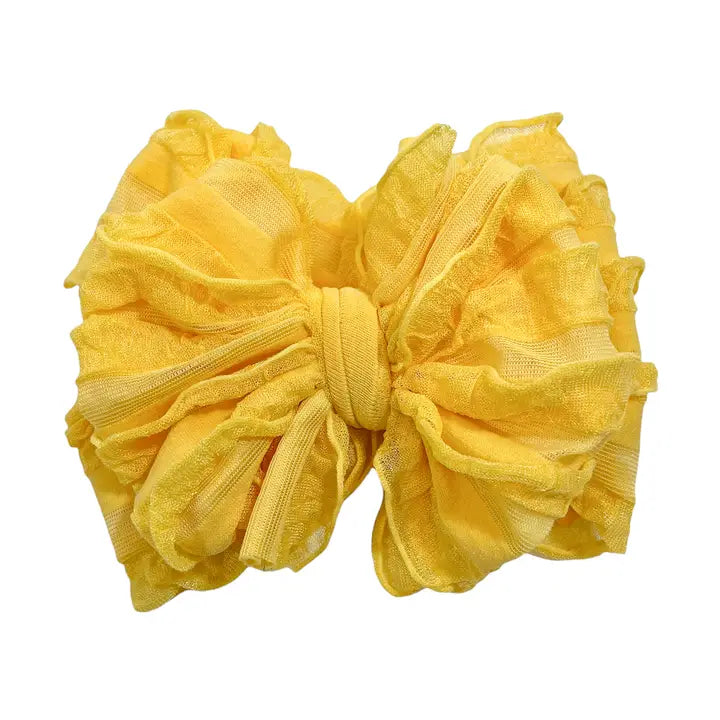 Sunflower Messy Bow