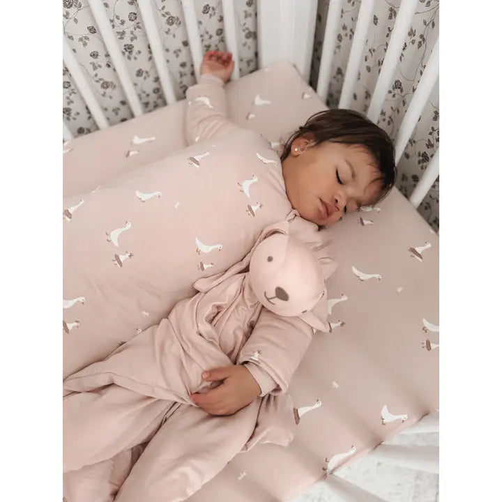 Tutu Goose Bamboo Crib Sheet