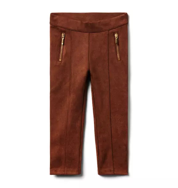 Rich Brown Suede Pant