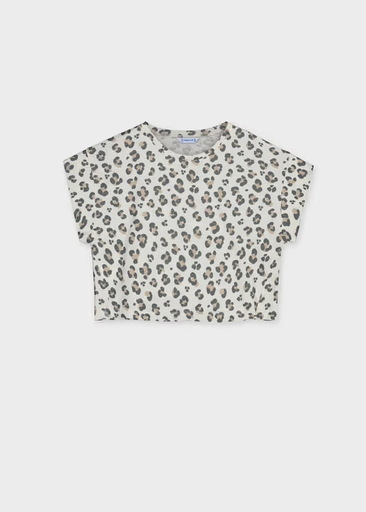 Leopard Print Short Sleeve T-shirt