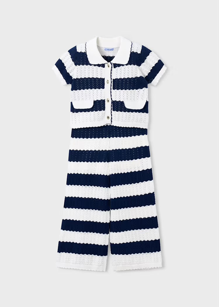 Striped Crochet Set