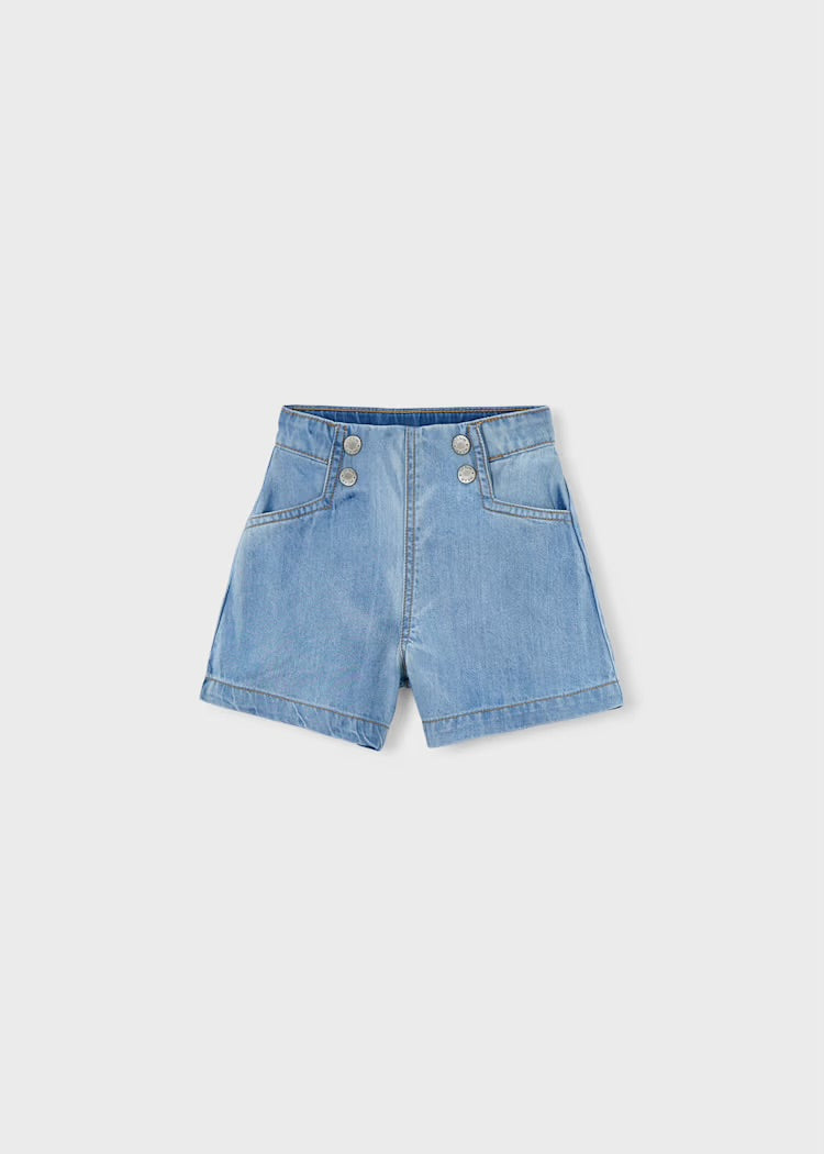 Denim Bermuda Shorts