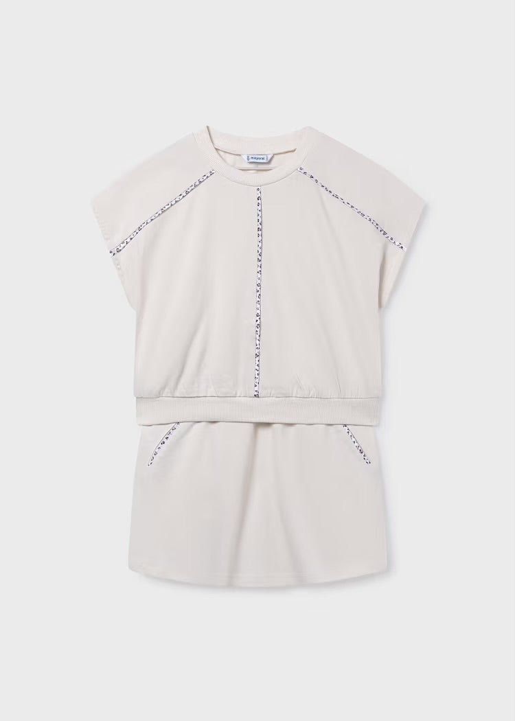 Skirt and Top Set - Bone