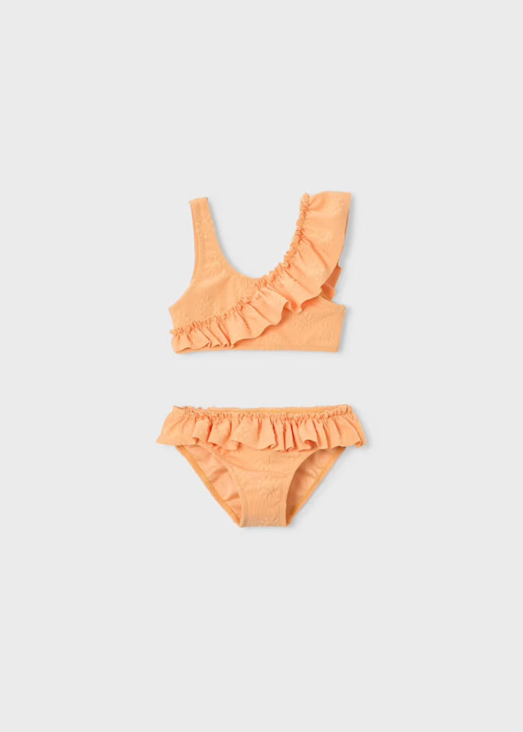 Ruffled Bikini - Orange