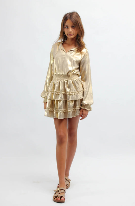 Gold Sparkling Dress