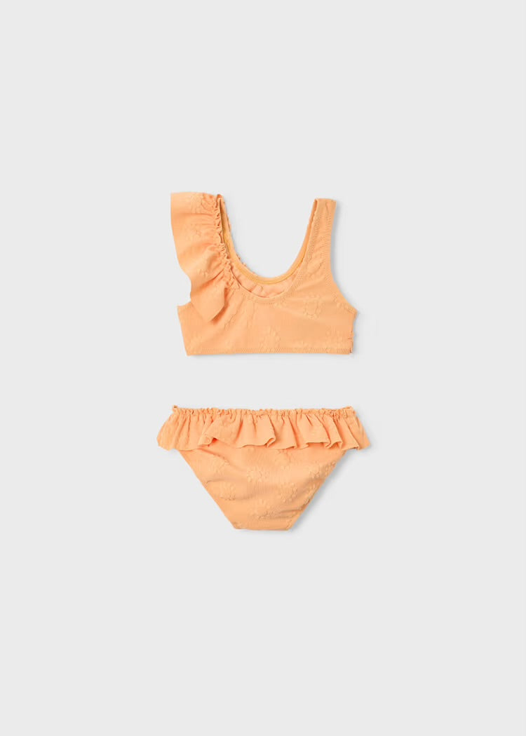Ruffled Bikini - Orange