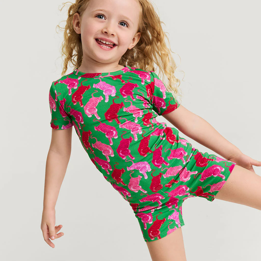 Le Tigre Green Short Pajama Set
