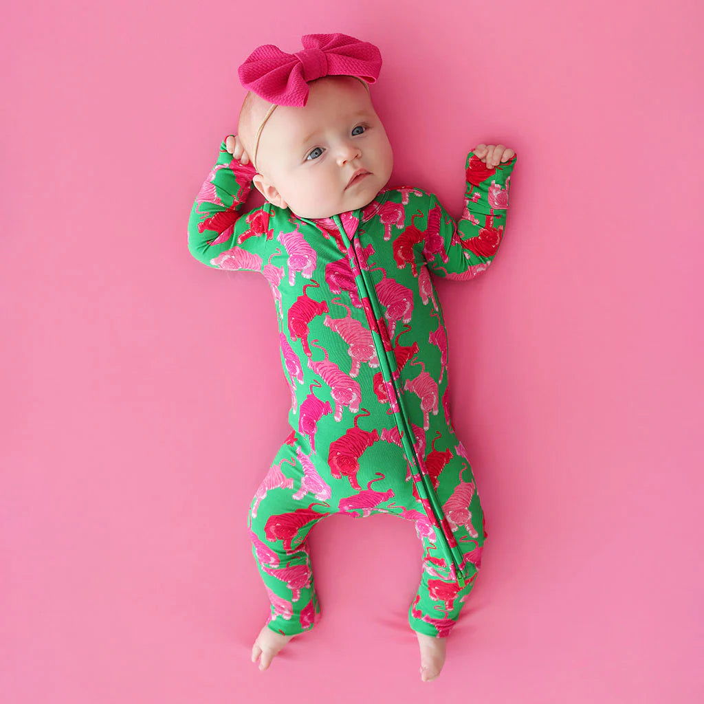 Le Tigre Green Convertible Footie