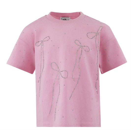 Pink Crystal Bows T-shirt