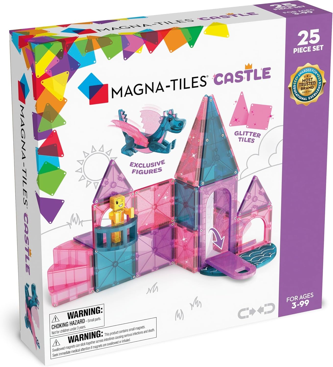 Magna-Tiles Castle 25-Piece Set
