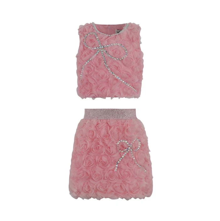 Rose Sparkle Bow Set