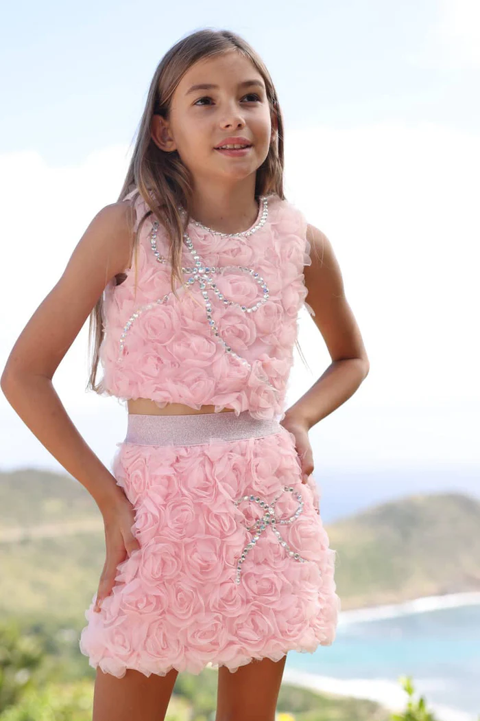 Rose Sparkle Bow Set