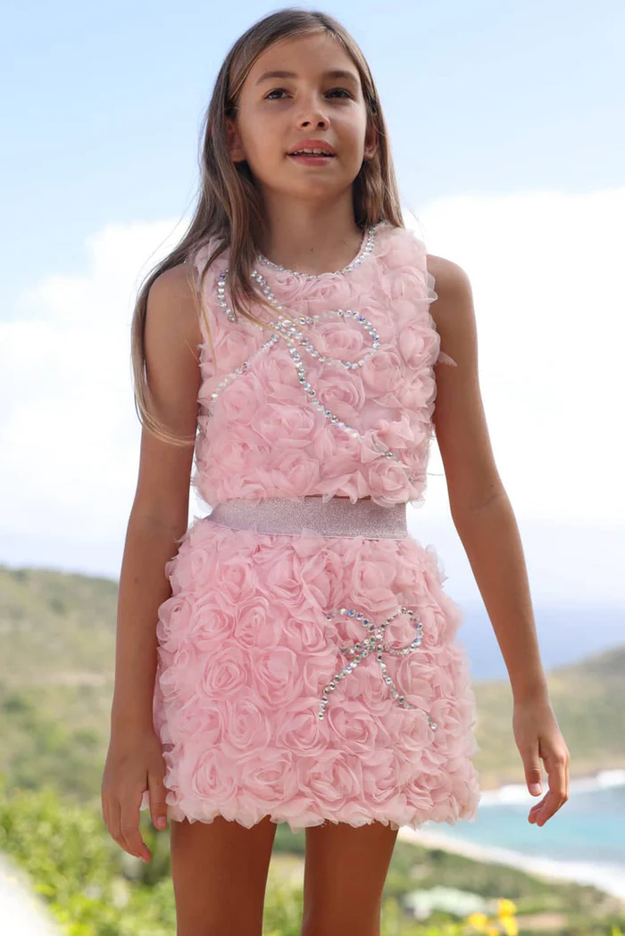 Rose Sparkle Bow Set