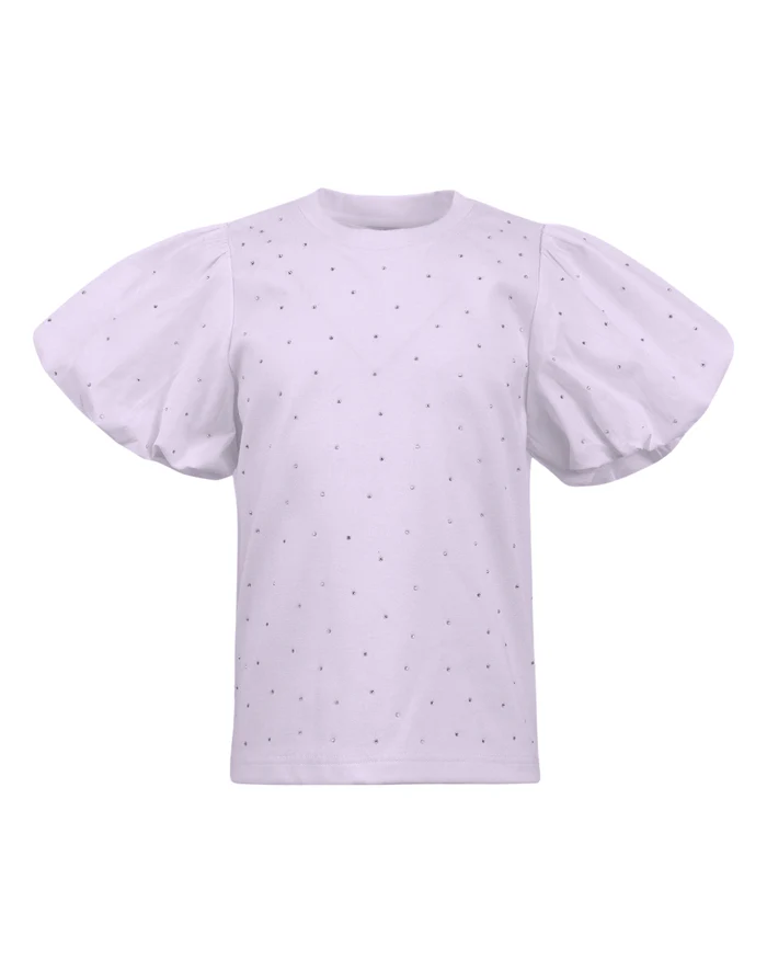 Lavender Sparkle Princess Ruffle T-shirt