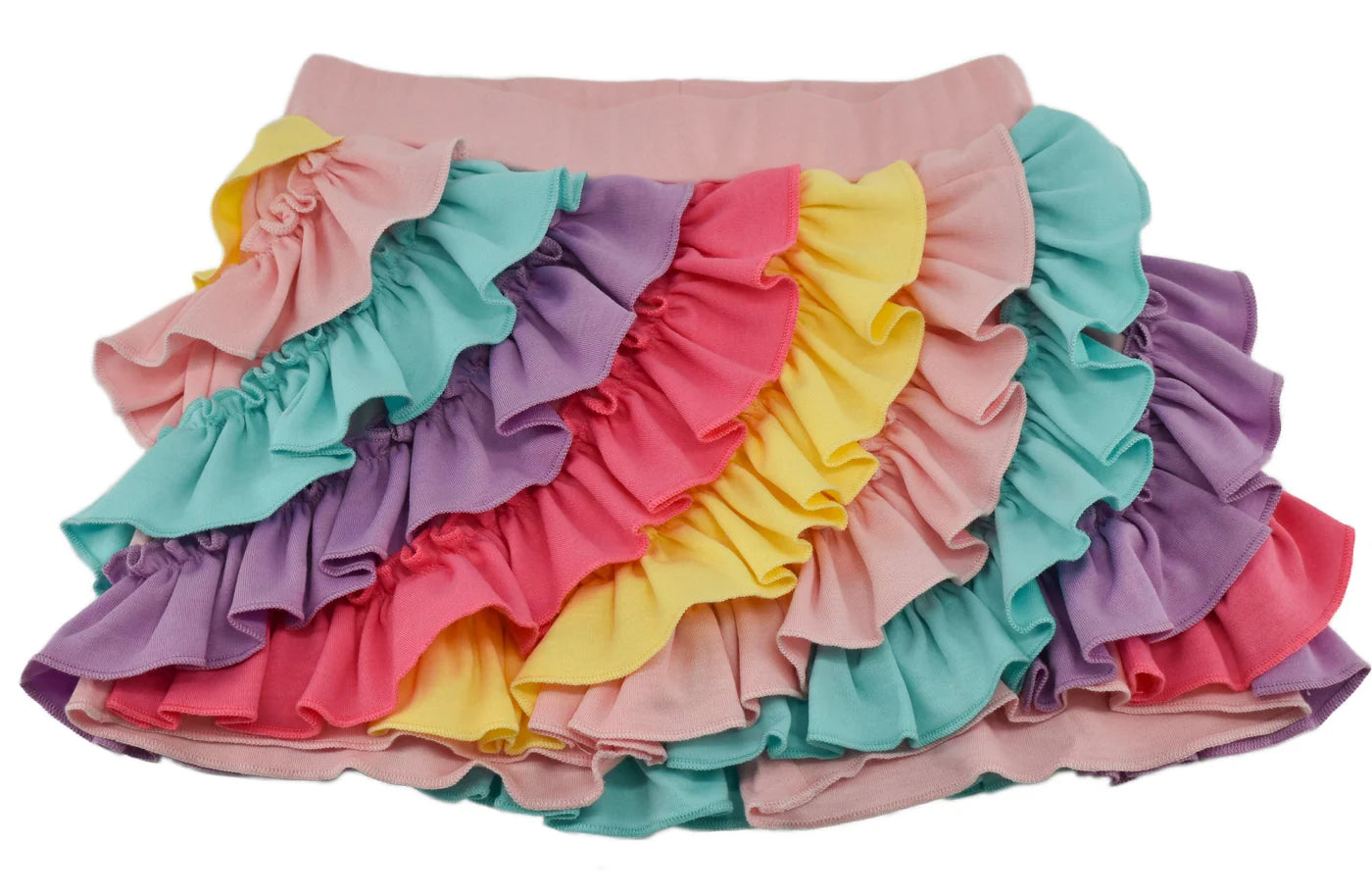 Rainbow Ruffle Skort