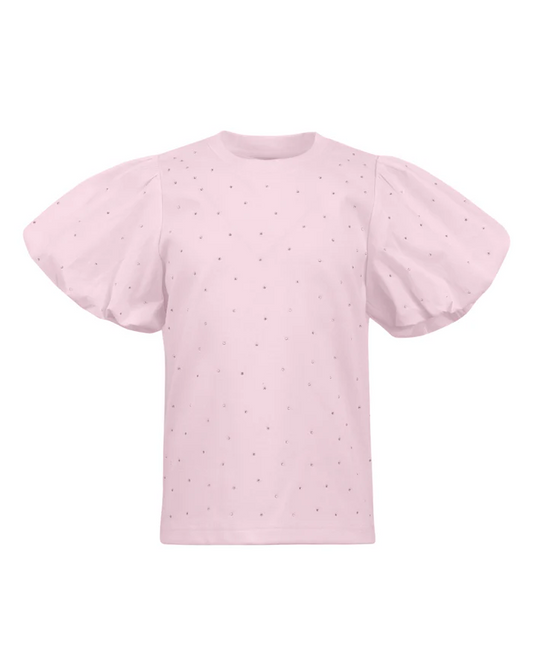 Pinky Sparkle Princess Ruffle T-shirt