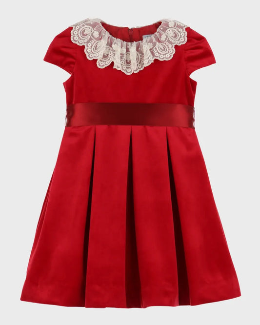 Red Deluxe Velvet Dress