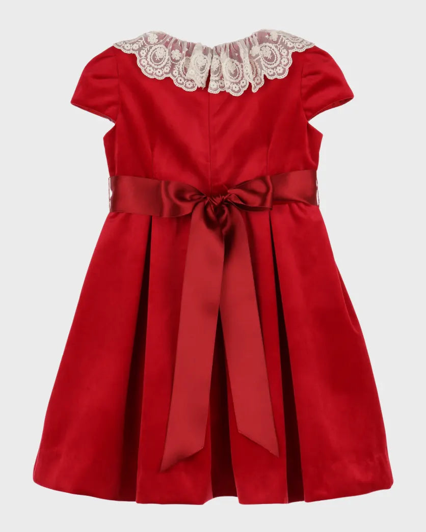 Red Deluxe Velvet Dress