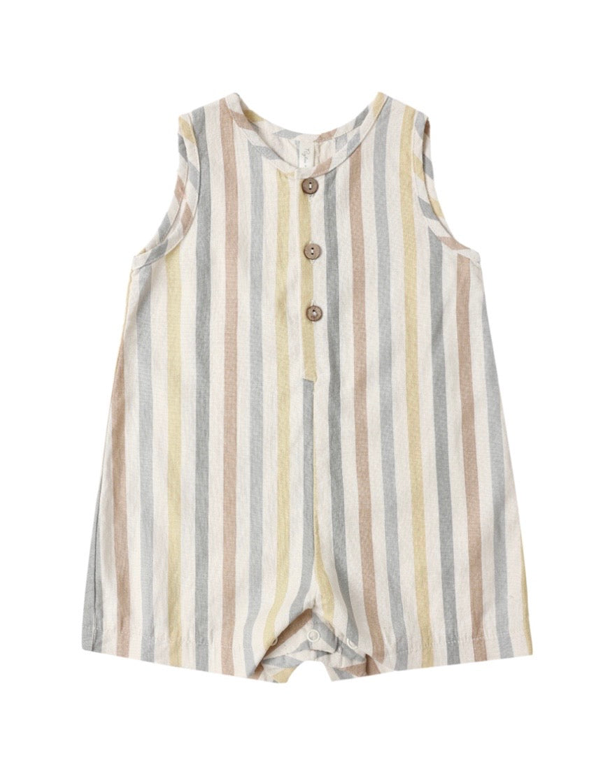 Maverick Romper Valencia Stripe