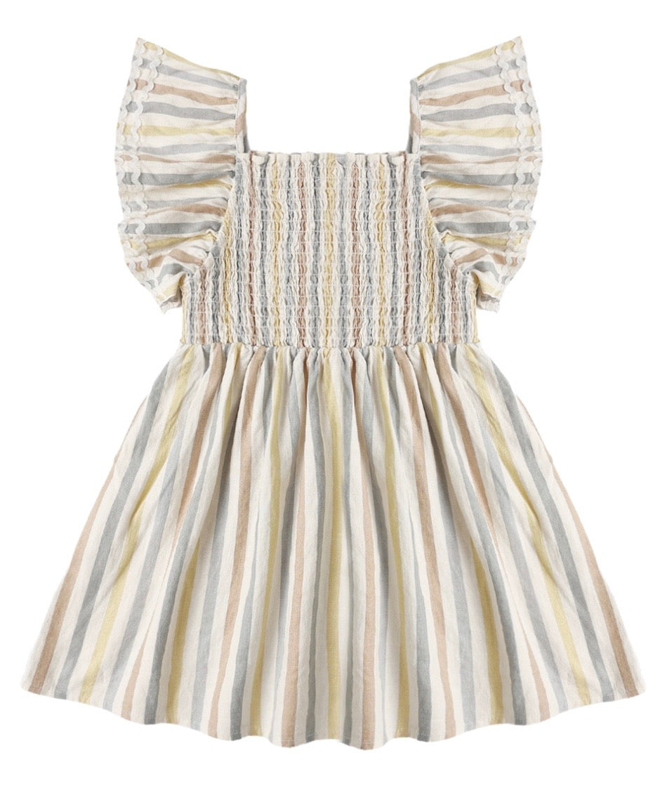 Lindsay Dress Valencia Stripe